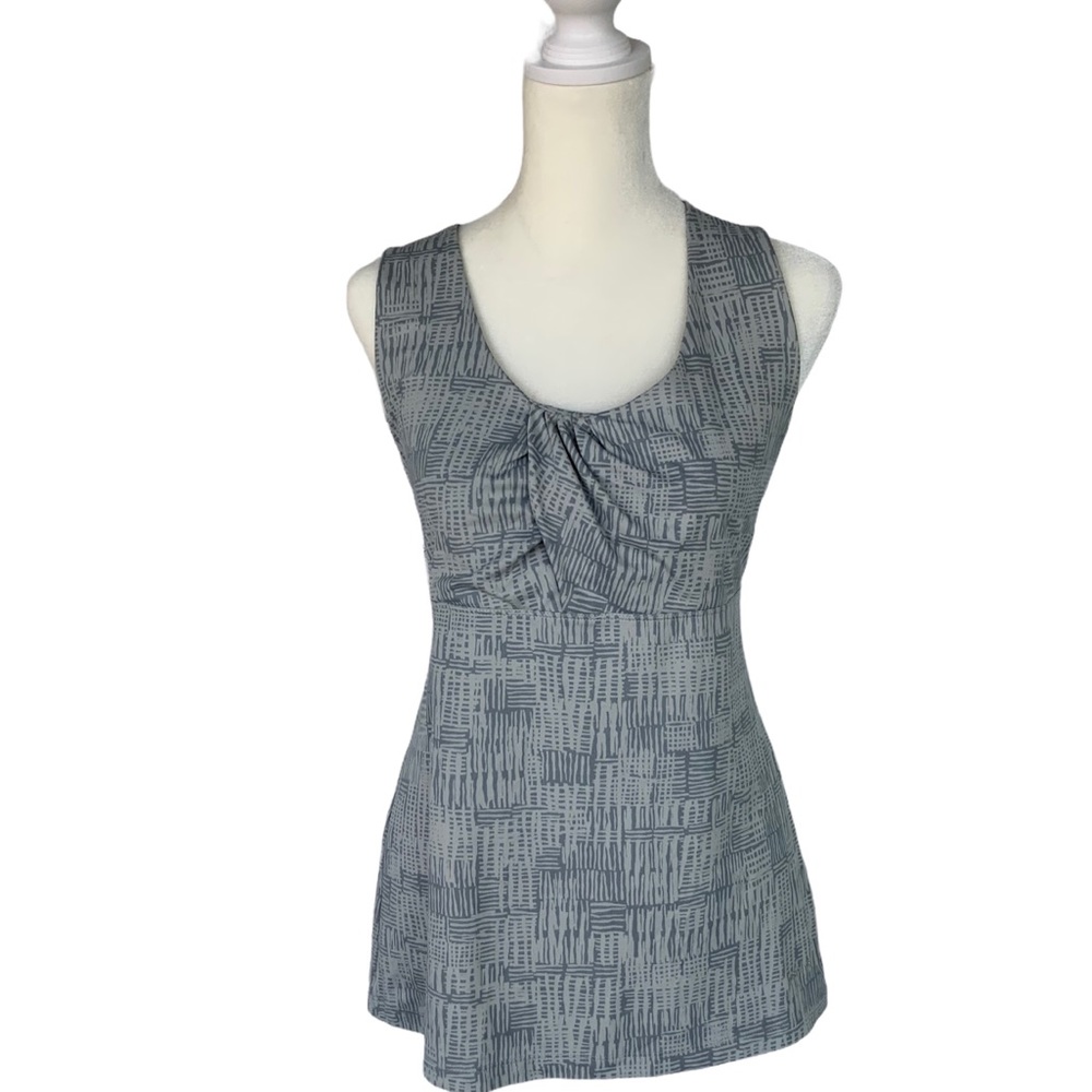 Patagonia Sleeveless Light Grey & Grey Tank Top